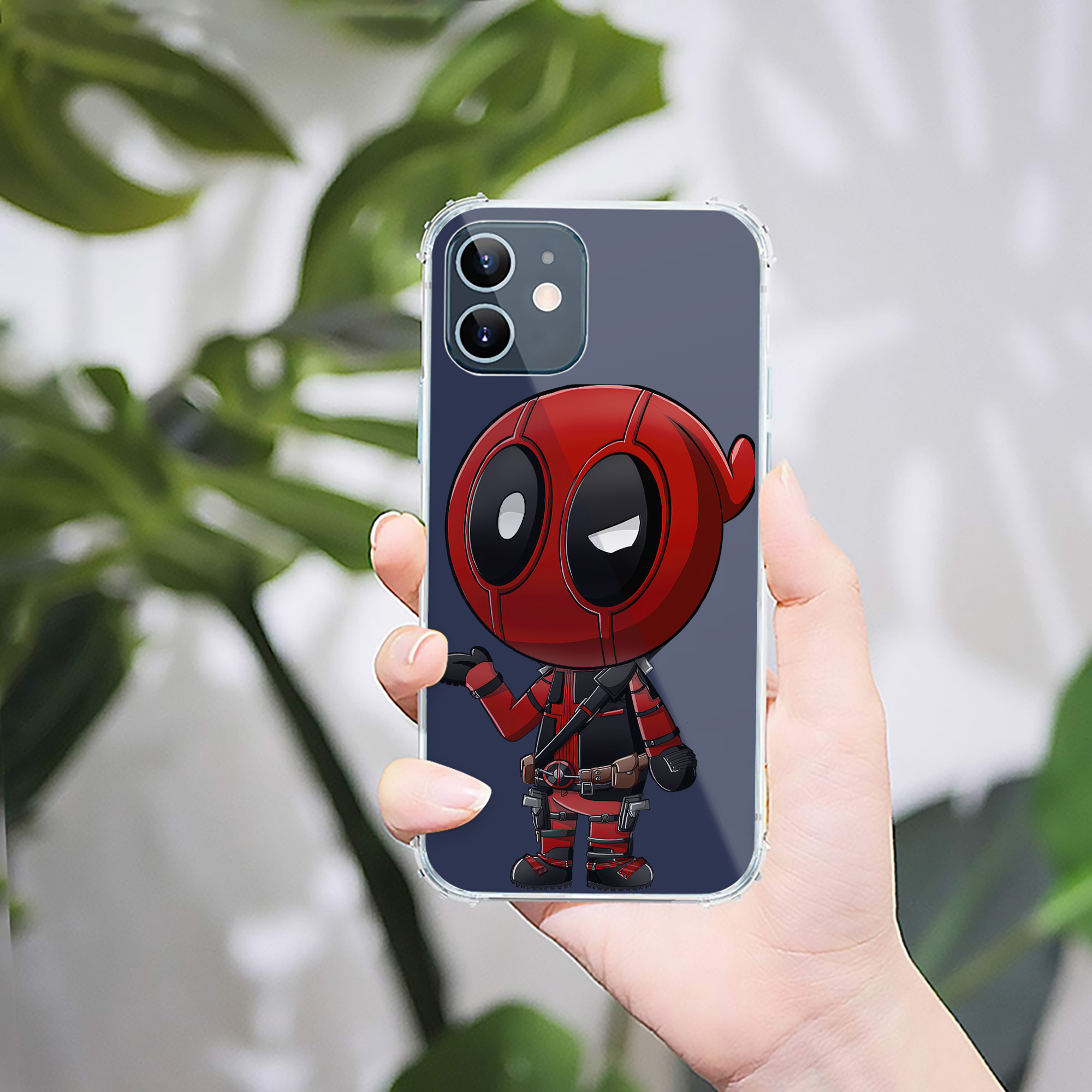 （画像用） Deadpool デッドプール 【iPhone 12シリーズ対応】透明スマホケース（クリアソフトケース）
